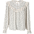 VRS dame chiffon bluse str. M - beige
