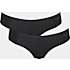 Sloggi dame 2-pak g-streng micro str. M - sort