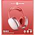 Music Sound maxi 2 trådløse on-ear høretelefoner – rød
