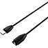 Fixed ladekabel Garmin Smartwatch - sort