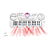 Musik diskotek keyboard