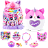 Rainbocorns Eggzania Kitty Mania plysdyr – flere varianter – assorteret