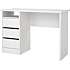 Function Plus skrivebord med 3 skuffer - hvid