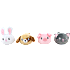 My Soft Friend bondegårdsdyr bamse 12cm - flere varianter - assorteret