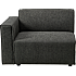 GRO modulsofa med chaiselong - antracit