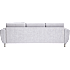 Rom Nordic vendbar sofa med chaiselong - lysegrå