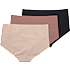 VRS dame 2-pak hipster str. S - sort/beige/brun1