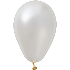 Latexballoner  30 cm 6-pak - perle metal