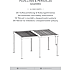 Matterhorn pergola 406x306 cm - antracit