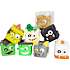 Toi toys Squishy klemmekube monster 5 cm - flere varianter - assorteret