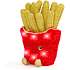 Fao Schwarz Pommes frites bamse 28 cm