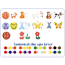 Nara modellervoks 12 stk - neon farver