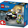 LEGO City Politimotorcykel på forbryderjagt 60455