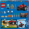 LEGO City Rød traktor med anhænger og får 60461