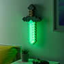 Minecraft Diamond sværd lampe - grøn