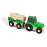 BRIO traktor med vogn og tømmer 33799
