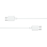 X2O Basic 60W USB-C/C-kabel 2M - Hvid