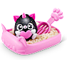 Rainbocorns Eggzania Kitty Mania plysdyr – flere varianter – assorteret