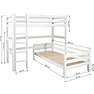 Hoppekids ECO Luxury køjeseng 90x200cm