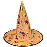 Halloween heksehat - flere varianter - assorteret