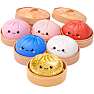Squishy dumpling mini bao legetøj - flere varianter - assorteret