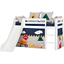 Hoppekids Construction forhæng til halvhøj- og køjeseng 70x160 cm