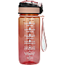 Motivationsflaske gul/lyserød - 0,6 liter