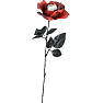 Halloween kunstig rose 42 cm - flere varianter - assorteret