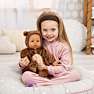 Mami baby dukke 46 cm med teddy tøj