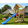 Jungle Gym Cabin 2.1 legetårn inkl. rutsjebane og 120 kg sand