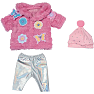 Baby Born Pink sæt tøj 43 cm