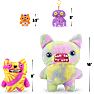 Fuggler nøglering 13 cm - assorteret