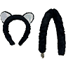 Udklædningssæt med ører og hale - kat