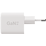 X2O 65W tredobbelt hjemmelader USB-C/C/A GaN - Hvid