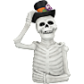 Halloween stor figur med LED H: 50 cm - flere varianter - assorteret