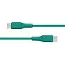 X2O SUPERFLEX 60W USB-C/C-kabel 1,5M - Blågrøn