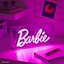 Barbie neonskilt - lyserød