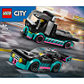 LEGO City Racerbil og biltransporter 60406