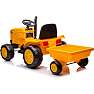 Traktor med trailer 10,8 V - gul