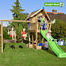 Jungle Gym Crazy Playhouse tårn inkl. gynge og rutsjebane