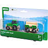 BRIO traktor med vogn og tømmer 33799