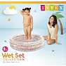 INTEX 3-rings oppustelig babypool 56 liter - blomster