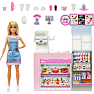 Barbie kaffebar med Barbie dukke