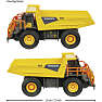 Majorette Volvo R45D Dumper