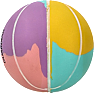 Hoppebold hollow model – flere varianter – assorteret
