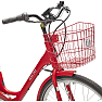 SCO Premium E-Fresh dame elcykel 7 gear 28" 11,6AH 2025 - rød