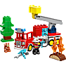 LEGO DUPLO By Brandbil med slange og brandmand 10473