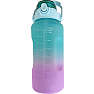 Motivationsflaske - turkis/lilla (2L)