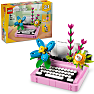 LEGO Creator 3-i-1 Skrivemaskine med blomster 31169