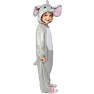 Elefant kostume jumpsuit - str. 80 cm